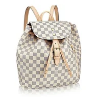Рюкзак Louis Vuitton N41578 Sperone Backpack Damier Azur Canvas "White"