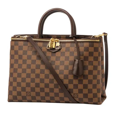 Сумка Louis Vuitton N41582 Brompton Tote Bag Damier Ebene Canvas "Brown" фото № 2