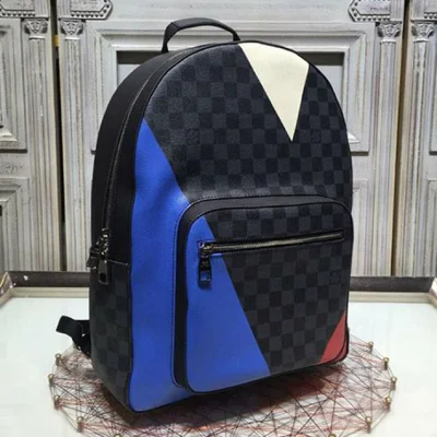 Рюкзак Louis Vuitton N41612 Josh Backpack Damier Cobalt Canvas "Navy Blue" фото № 2 Рюкзак Louis Vuitton N41612 Josh Backpack Damier Cobalt Canvas "Navy Blue" фото № 2