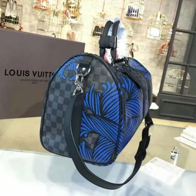 Сумка Louis Vuitton N41700 Keepall Bandouliere 45 Duffel Bag Damier Graphite Canvas "Graphite" фото № 4