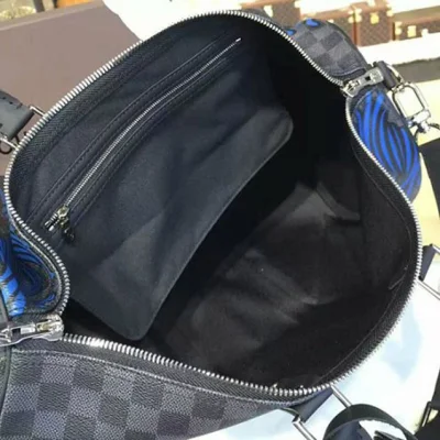 Сумка Louis Vuitton N41700 Keepall Bandouliere 45 Duffel Bag Damier Graphite Canvas "Graphite" фото № 5