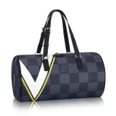 Сумка Louis Vuitton N44013 Sac Polochon Duffel Bag Damier Cobalt Canvas "Navy Blue"