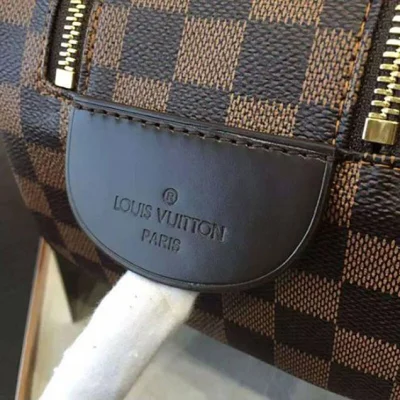 Косметичка Louis Vuitton N47527 King Size Toiletry Bag Damier Ebene Canvas "Brown" фото № 6