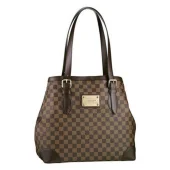 Сумка Louis Vuitton N51203 Hampstead GM Shoulder Bag Damier Ebene Canvas "Brown"