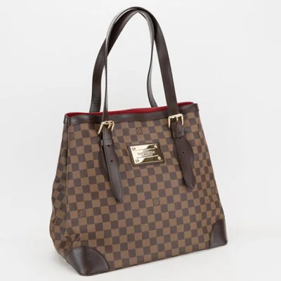 Сумка Louis Vuitton N51203 Hampstead GM Shoulder Bag Damier Ebene Canvas "Brown" фото № 3
