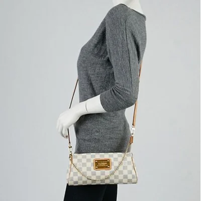 Сумка Louis Vuitton N55214 Eva Clutch Damier Azur Canvas "White" фото № 10 Сумка Louis Vuitton N55214 Eva Clutch Damier Azur Canvas "White" фото № 10