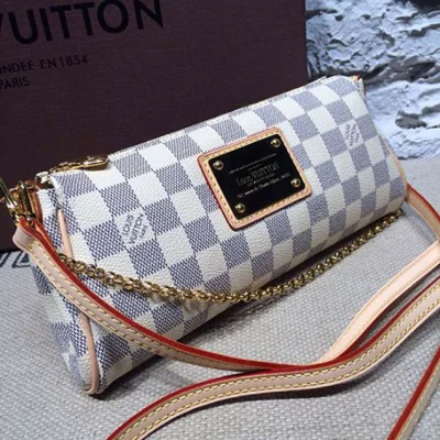 Сумка Louis Vuitton N55214 Eva Clutch Damier Azur Canvas "White" фото № 2 Сумка Louis Vuitton N55214 Eva Clutch Damier Azur Canvas "White" фото № 2