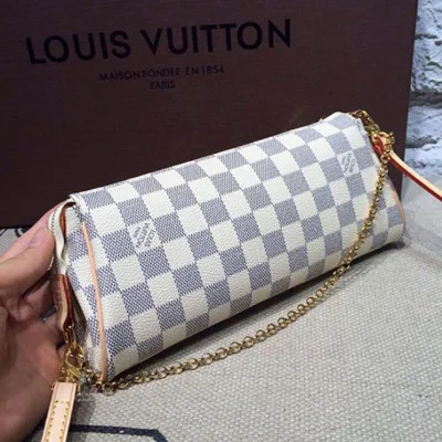 Сумка Louis Vuitton N55214 Eva Clutch Damier Azur Canvas "White" фото № 3 Сумка Louis Vuitton N55214 Eva Clutch Damier Azur Canvas "White" фото № 3