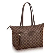 Сумка Louis Vuitton N41013 Iena MM Shoulder Bag Damier Ebene Canvas "Brown"