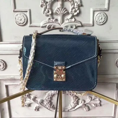 Сумка Louis Vuitton Pochette Metic Mini M54990 Epi Leather "Navy Blue" фото № 2