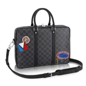 Портфель Louis Vuitton Porte-Documents Voyage PM N41053 Damier Graphite Canvas "Graphite"