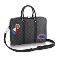 Портфель Louis Vuitton Porte-Documents Voyage PM N41053 Damier Graphite Canvas "Graphite"