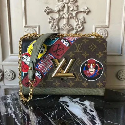 Сумка Louis Vuitton Twist MM M43497 Monogram Canvas "Brown" фото № 2