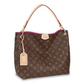 Сумка Louis Vuitton Graceful PM M43700 Monogram Canvas "Brown"