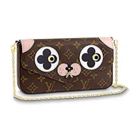Клатч Louis Vuitton Pochette Felicie M67248 Monogram Canvas "Brown"
