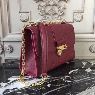 Сумка Louis Vuitton Monogram Empreinte Leather Saint Sulpice BB M44241 "Pink" фото № 3