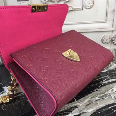 Сумка Louis Vuitton Monogram Empreinte Leather Saint Sulpice BB M44241 "Pink" фото № 8
