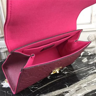 Сумка Louis Vuitton Monogram Empreinte Leather Saint Sulpice BB M44241 "Pink" фото № 9