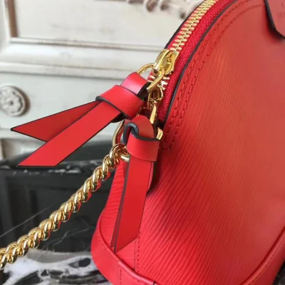 Сумка Louis Vuitton Epi Leather Alma Mini M51404 "Red" фото № 7
