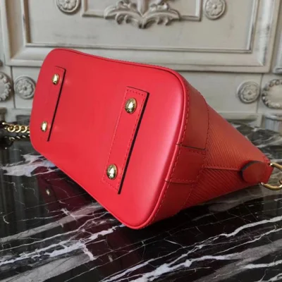Сумка Louis Vuitton Epi Leather Alma Mini M51404 "Red" фото № 8