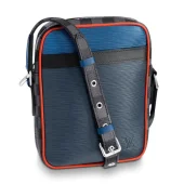 Сумка Louis Vuitton Epi Patchwork Danube Slim City Bag M51460 2018 "Navy Blue"