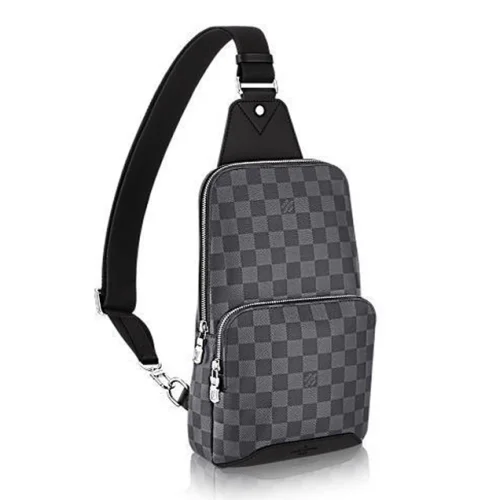 Сумка Louis Vuitton Avenue Sling Bag in Damier Graphite Canvas Fall Winter 2018 Collection N41719 Noir "Graphite"