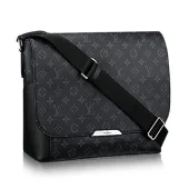 Сумка Louis Vuitton Messenger MM Explorer Bag 32cm Monogram Eclipse Canvas Fall Winter 2018 Collection M40539 Noir "Black"
