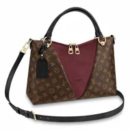 Сумка Louis Vuitton V Tote MM M43949 Monogram Canvas Bordeaux "Brown"