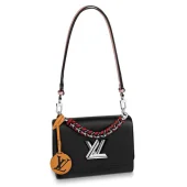 Сумка Louis Vuitton Twist MM M52503 Epi Leather "Black"