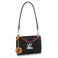 Сумка Louis Vuitton Twist MM M52503 Epi Leather "Black"