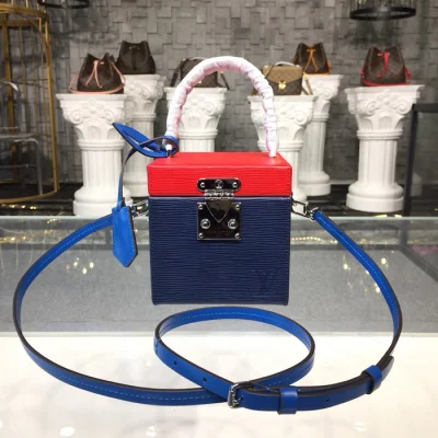 Сумка Louis Vuitton M52466 Bleecker Box Epi Leather "Navy Blue" фото № 10