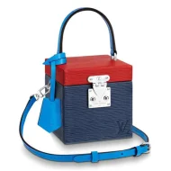 Сумка Louis Vuitton M52466 Bleecker Box Epi Leather "Navy Blue"