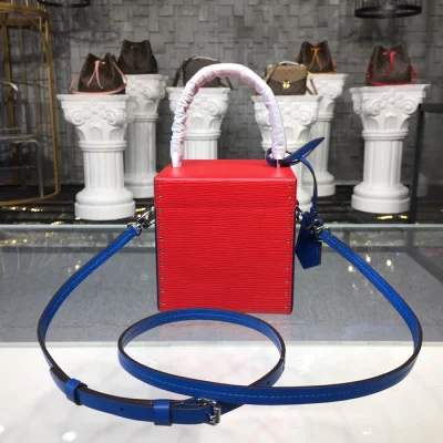 Сумка Louis Vuitton M52466 Bleecker Box Epi Leather "Navy Blue" фото № 4