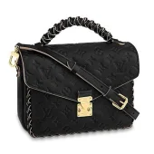 Сумка Louis Vuitton M43942 Pochette Metis Monogram Empreinte Leather "Black"