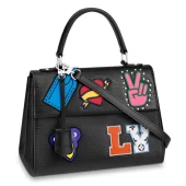 Сумка Louis Vuitton M52484 Cluny BB Epi Leather "Black"