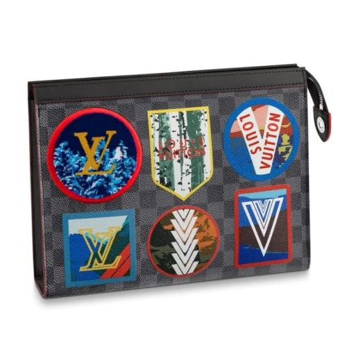 Клатч Louis Vuitton Pochette Voyage N60134 Damier Graphite Canvas "Graphite"