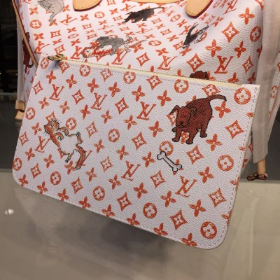 Сумка Louis Vuitton Neverfull MM M44459 Monogram Canvas "White" фото № 6