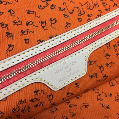 Сумка Louis Vuitton Neverfull MM M44459 Monogram Canvas "White" фото № 8