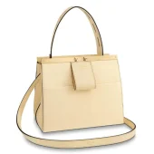 Сумка Louis Vuitton City Frame M52719 Taiga Leather Banane Light Yellow "Beige"