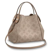 Сумка Louis Vuitton Hina PM M54351 Mahina Leather Galet "Beige"