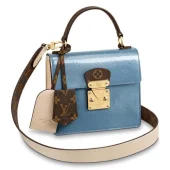 Сумка Louis Vuitton Spring Street M90373 Monogram Vernis Bleu Jean "Blue"