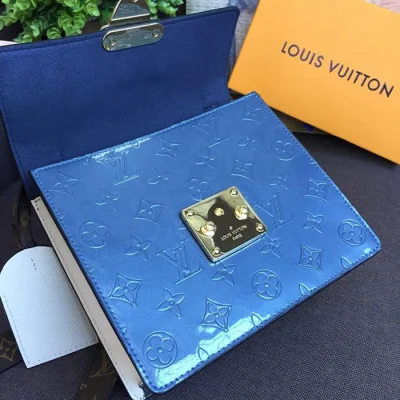 Сумка Louis Vuitton Spring Street M90373 Monogram Vernis Bleu Jean "Blue" фото № 8