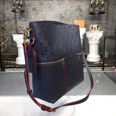 Сумка Louis Vuitton Melie M44012 Monogram Empreinte Leather Marine Rouge "Navy Blue" фото № 3