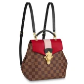 Рюкзак Louis Vuitton Clapton Backpack N40104 Damier Ebene Canvas Scarlet "Brown"