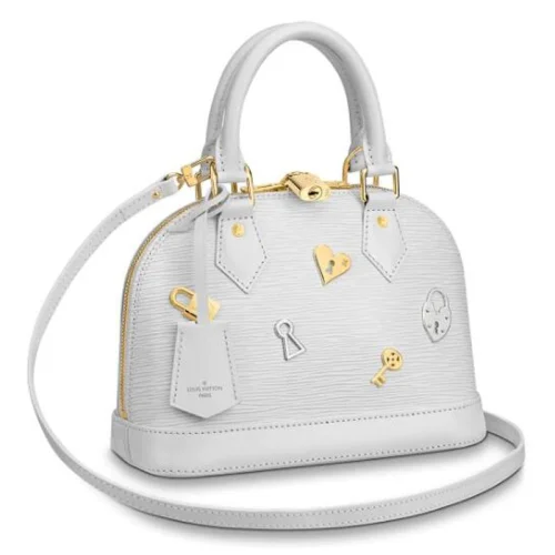 Сумка Louis Vuitton Alma BB M52885 Epi Leather "White"
