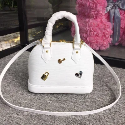 Сумка Louis Vuitton Alma BB M52885 Epi Leather "White" фото № 4