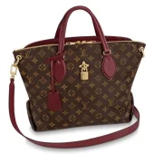 Сумка Louis Vuitton Flower Zipped Tote MM M44348 Monogram Canvas Bordeaux Red "Brown"