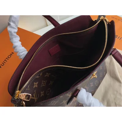 Сумка Louis Vuitton Flower Zipped Tote MM M44348 Monogram Canvas Bordeaux Red "Brown" фото № 9