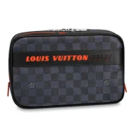 Косметичка Louis Vuitton Toilet Pouch GM N60245 Damier Cobalt Canvas "Navy Blue"