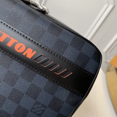 Косметичка Louis Vuitton Toilet Pouch GM N60245 Damier Cobalt Canvas "Navy Blue" фото № 7